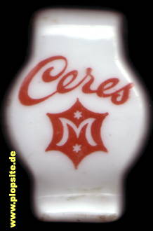 Picture of a ceramic Hutter stopper from: Ceres Bryggerirne A/S, Århus, Aarhus, Arenhusen, Denmark