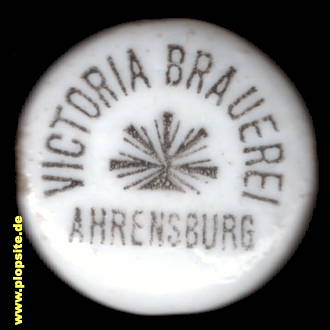 Bügelverschluss aus: Victoria Brauerei, Ahrensburg, Deutschland