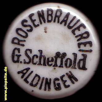 BŸügelverschluss aus: Rosenbrauerei Scheffold, Aldingen, Deutschland