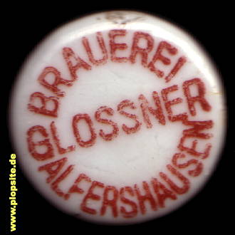 BŸügelverschluss aus: Brauerei Glossner, Thalmässing - Alfershausen, Deutschland
