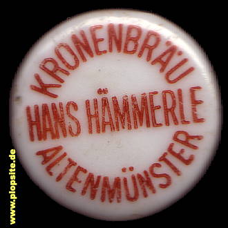 Bügelverschluss aus: Kronenbrauerei Hans Hämmerle, Altenmünster / Schwaben, Deutschland