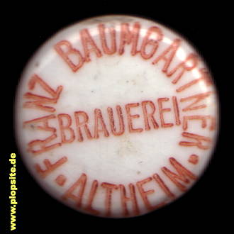 BŸügelverschluss aus: Brauerei Baumgartner, Altheim, Österreich
