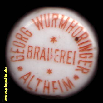 Bügelverschluss aus: Brauerei Georg Wurmhoringer, Altheim, Österreich