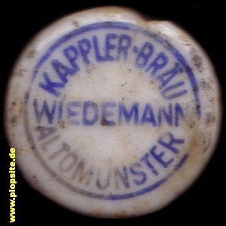 Bügelverschluss aus: Kappler Bräu Wiedemann , Altomünster, Deutschland