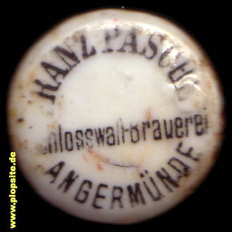 BŸügelverschluss aus: Schloßwall Brauerei Pasche, Angermünde, Deutschland