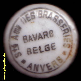 Bügelverschluss aus: Brasserie Bavaro Belge, Anvers, Antwerpen, Belgien