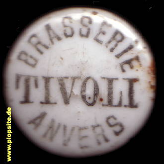 Bügelverschluss aus: Brasserie Tivoli, Anvers, Antwerpen, Belgien