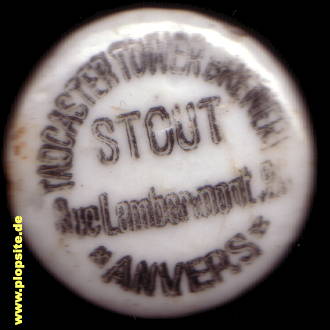 Bügelverschluss aus: Tadcaster Tower Brewery, Stout, Anvers, Antwerpen, Belgien