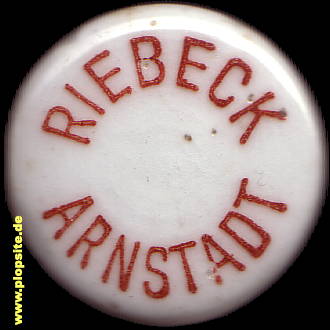 Bügelverschluss aus: Brauerei Riebeck, Arnstadt, Deutschland