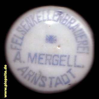 Bügelverschluss aus: Felsenkellerbrauerei A. Mergell, Arnstadt, Deutschland