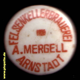 Bügelverschluss aus: Felsenkellerbrauerei A. Mergell, Arnstadt, Deutschland