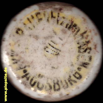 Picture of a ceramic Hutter stopper from: Brauerei zum Hasen, Augsburg, Germany