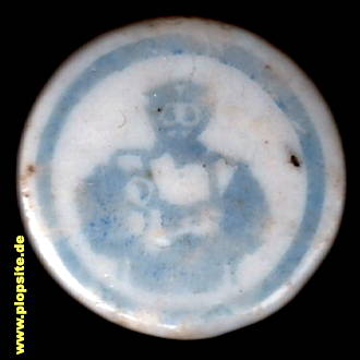 Picture of a ceramic Hutter stopper from: Göggingen Bürgerbräu, Augsburg, Germany
