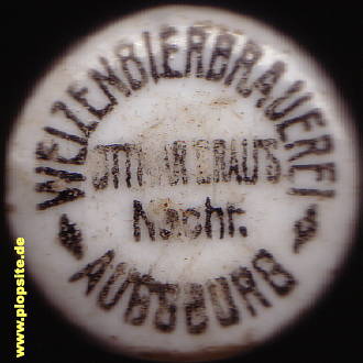 Bügelverschluss aus: Weizenbierbrauerei Ottmar Grau's Nachfahren, Augsburg, Deutschland