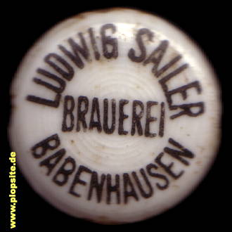 BŸügelverschluss aus: Brauerei Sailer, Babenhausen / Schwaben, Deutschland