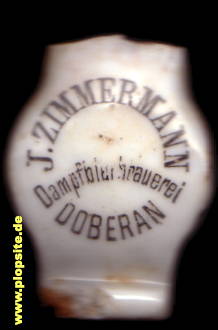 Bügelverschluss aus: Dampfbierbrauerei J. Zimmermann, Bad Doberan, Deutschland