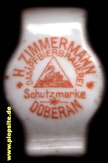 Bügelverschluss aus: Dampfbierbrauerei H. Zimmermann, Bad Doberan, Deutschland