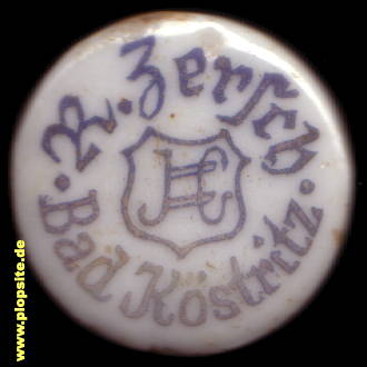 BÜgelverschluss aus: Fürstliche Brauerei, R. Zersch, Bad Köstritz, Deutschland