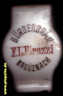 BŸügelverschluss aus: Brauerei zum Bürgerbräu Friedrich Ludwig Pirazzi, Bad Kreuznach, Deutschland