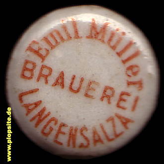 Bügelverschluss aus: Brauerei Emil Müller, Bad Langensalza, Deutschland