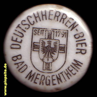Bügelverschluss aus: Deutschherren Bier, Bad Mergentheim, Deutschland