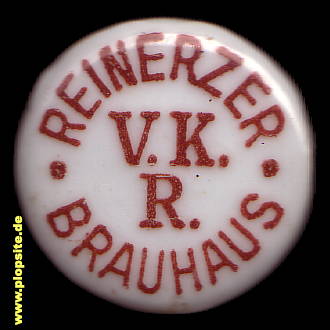 Bügelverschluss aus: Reinerzer Brauhaus, O. Rübartsch, Inhaber Victor Koch, Bad Reinerz, Duszniki-Zdrój, Polen