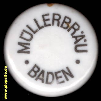BŸügelverschluss aus: Brauerei Otto Müller, „Muellerbräu“, Baden - Baden, Deutschland
