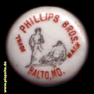 Bügelverschluss aus: Baltimore, MD, Phillips Brothers,  US, unbekannt, USA