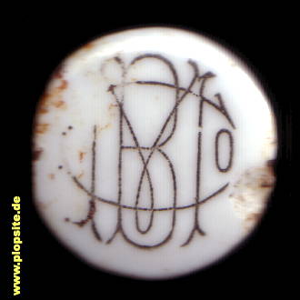 Picture of a ceramic Hutter stopper from: M B Co. Brewing Co, Baltimore, MD, USA