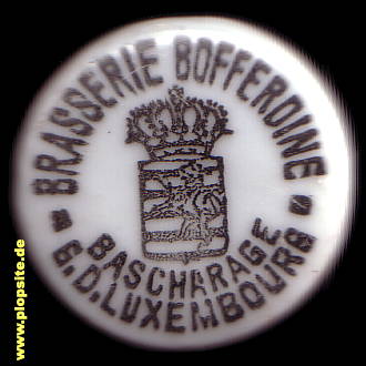 Obraz porcelany z: Brasserie Bofferding, Bascharage, Nidderkäerjeng, Niederkerschen, Luksemburg