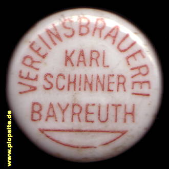 Bügelverschluss aus: Vereinsbrauerei Schinner, Bayreuth, Deutschland