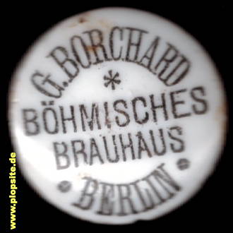 Bügelverschluss aus: Böhmisches Brauhaus, G. Borchard, Friedrichshain, Deutschland