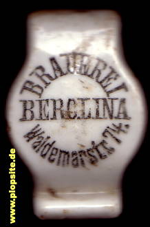Bügelverschluss aus: Brauerei Berolina GmbH, Kreuzberg, Deutschland