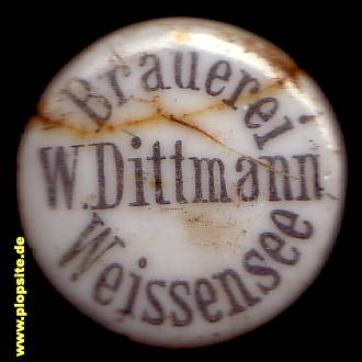 Bügelverschluss aus: Brauerei Dittmann, Weißensee, Pankow, Deutschland