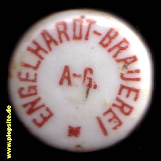 Picture of a ceramic Hutter stopper from: Engelhardt Brauerei, Pankow, Germany