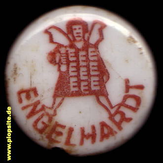Picture of a ceramic Hutter stopper from: Brauerei Engelhardt, Pankow, Germany