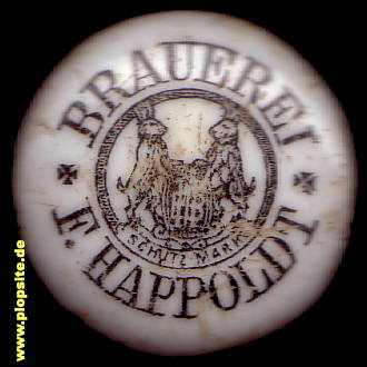 Bügelverschluss aus: Brauerei F. Happoldt, Kreuzberg, Deutschland
