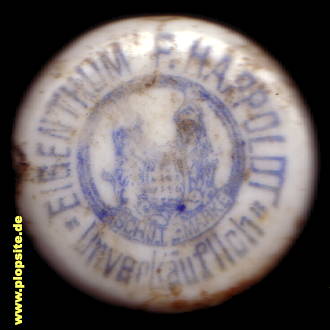 Bügelverschluss aus: Brauerei F. Happoldt, Kreuzberg, Deutschland
