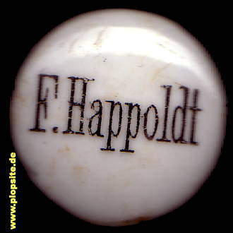 Bügelverschluss aus: Brauerei F. Happoldt, Kreuzberg, Deutschland