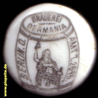 Obraz porcelany z: Brauerei Germania Lagerhof, Friedrichshain, Niemcy