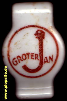 Picture of a ceramic Hutter stopper from: Malzbierbrauerei Groterjan AG, Gesundbrunnen, Mitte, Germany