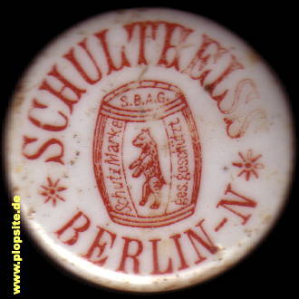 B�ügelverschluss aus: Brauerei Schultheiss, Kreuzberg, Deutschland
