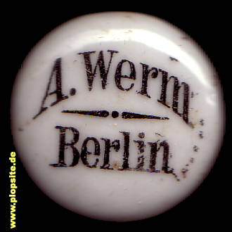 Bügelverschluss aus: Brauerei August Werm, Prenzlauer Berg, Pankow, Deutschland