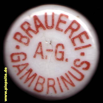 Bügelverschluss aus: Brauerei Gambrinus AG, Charlottenburg, Deutschland