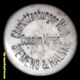 Bügelverschluss aus: Consum Verein Siemens & Halske, Charlottenburg, Deutschland