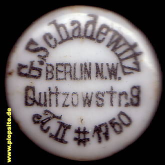 B�ügelverschluss aus: Berlin, G. Schadewitz,  DE, unbekannt, Deutschland