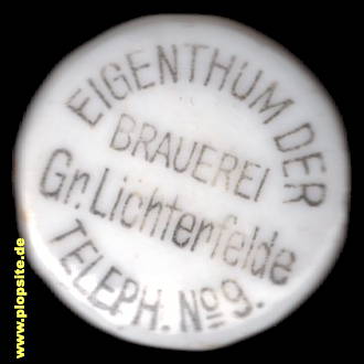 Bügelverschluss aus: Brauerei, Groß Lichterfelde, Lichterfelde, Deutschland