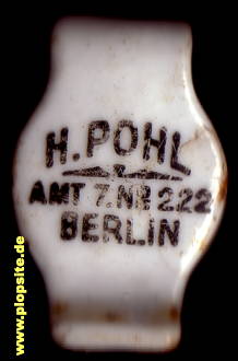 B�ügelverschluss aus: Berlin, H. Pohl,  DE, unbekannt, Deutschland