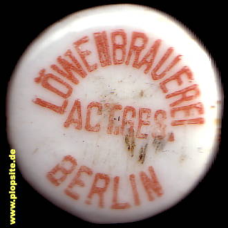 Bügelverschluss aus: Löwenbrauerei AG, Friedrichshain, Deutschland