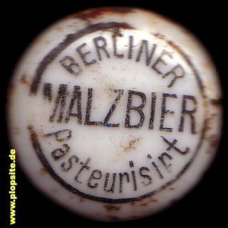 Bügelverschluss aus: Malzbier, Böhm'sche Malzbierbrauerei, Wedding, Mitte, Deutschland